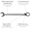 Teng Tools RATCHET SPANNER METRIC FLIP REVERSE 600524R - alternate 4